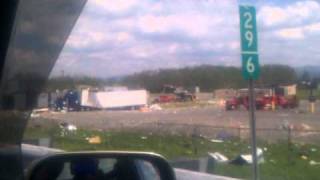 ChilhowieGlade Spring Virginia tornado damage [upl. by Cichocki708]