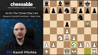 The Queens Gambit Declined explained by FM Kamil Plichta [upl. by Vashti]