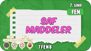 Saf Maddeler 📗 tonguçCUP 2Sezon  7FEN8 2024 [upl. by Ecnerwal316]