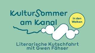 KultturSommer 2020 Literarische Kutschfahrt mit Gwen Fähser [upl. by Aldwon]