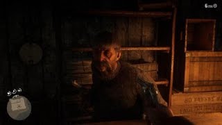 Red Dead Redemption 2 Threatening Van horn fence dialogue  Isabeau Katharina zinsmeister clue [upl. by Nat]