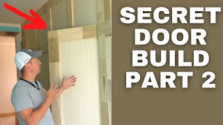 This was TRICKY How to Make a Secret Door In Wainscoting Part 22 [upl. by Gentille90]