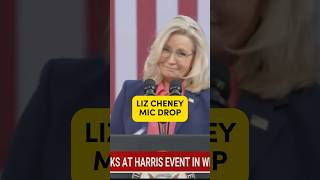 Liz Cheney INSTANTLY SHREDS Trump at Kamala Rally [upl. by Cully]