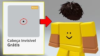 COMO FICAR SEM CABEÇA DE GRAÇA NO ROBLOX EM 2024😮 CABEÇA INVISÍVELHEADLESS GRÁTIS [upl. by Rothberg911]