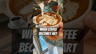 “Latte art that brings mythical creatures to life” Part 71 coffee unicorn latteart shorts fyp [upl. by Truk]