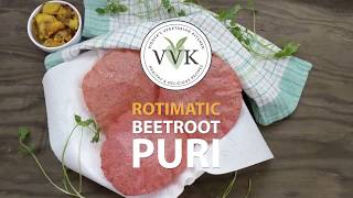 Rotimatic Beetroot Puri [upl. by Bellis166]