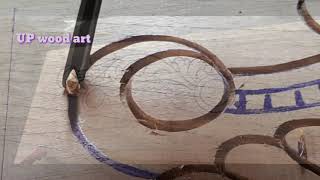 wood carving basic tutorialwood designwood workingUP wood art Wood art [upl. by Stucker]