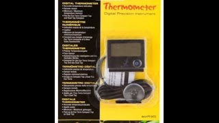 Exo Terra Digital Thermometer Review [upl. by Greenebaum767]