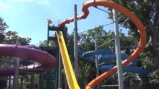 Zipping Down the Yellow Water Slide at Palatinus [upl. by Coney]