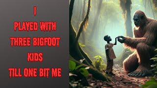 EPISODE 648 I PLAYED WITH 3 BIGFOOT KIDS TILL ONE BIT ME [upl. by Alonzo]