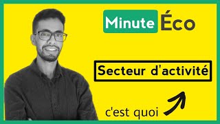 Minute Éco  Secteur dactivité définition types [upl. by Atikam]