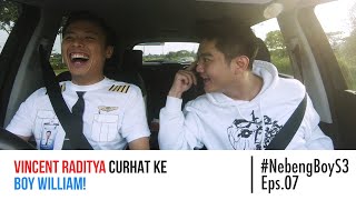 Vincent Raditya CURHAT ke Boy William  NebengBoy S3 Eps 7 [upl. by Ordisy]