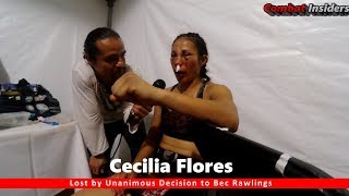 BKFC 4 Post Fight Cecilia Flores EnglishEspanol [upl. by Latimer743]