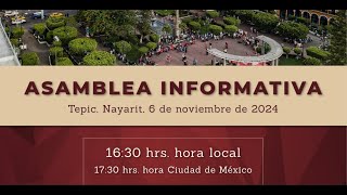 🔴 envivo 🔴 Luisa María Alcalde Presidenta de Morena Asamblea informativa de Morena en Nayarit [upl. by Aillil]