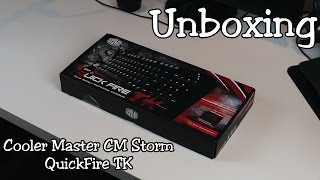 Unboxataan Cooler Master CM Storm QuickFire TK [upl. by Inail]