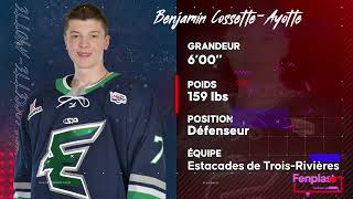 Espoirs LHJMQ Fenplast  Benjamin CossetteAyotte [upl. by Omlesna]