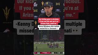 Arizona State is holding kicking tryouts on Monday 😳 via ChrisKarpmanX sundevilsourcevideo9950 [upl. by Eelnayr]