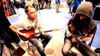 Tom Quayle and Jack Gardiner Jaming at NAMM2013 [upl. by Bal]