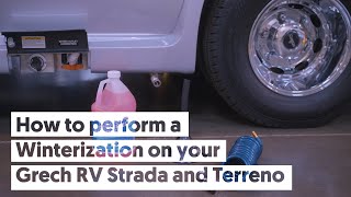 How to perform a Winterization on your Grech RV Strada and Terreno [upl. by Ylesara594]