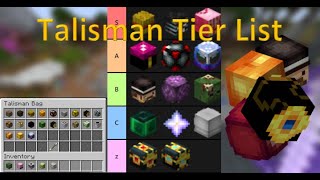 Talisman Tier list Ranking ALL Accessories  Hypixel Skyblock [upl. by Ley]