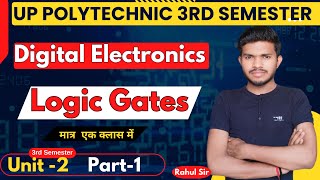 Logic Gate हिंदी में digital Electronics by Rahul SirDigital Electronic 3rd polytechnic semester [upl. by Ecyned]