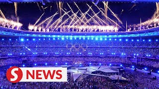 Paris 2024 Olympics ends in spectacular fashion baton passed to LA [upl. by Frohman]