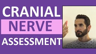 Cranial Nerve Examination Nursing  Cranial Nerve Assessment IXII 112 [upl. by Eleda]