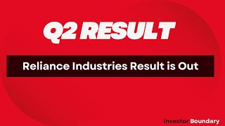 Reliance Industries Result Announcement  Any Surprises [upl. by Edac]