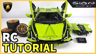 RC Tutorial LEGO Lamborghini Sian motorized 42115 람보르기니 시안 구동개조 [upl. by Macdougall]