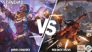 Boros Convoke VS Red Deck Wins MTG Standard [upl. by Adnamaa]