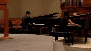 Malaguena  Duo Version Piano [upl. by Atteiluj302]