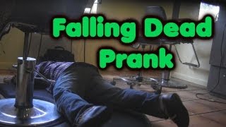 FAINTING WHILE DOING PEOPLES HAIR PRANK  OmarGoshTV [upl. by Atnahsa387]