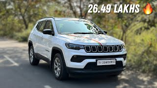 Dream CAR😍New JEEP COMPASS Longitude Optional 4x2 Automatic🚀New Member In Family🔥 [upl. by Annoyt]