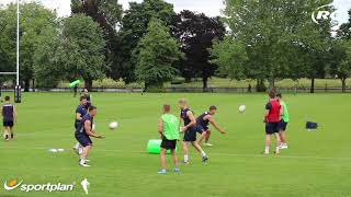 Handling Skills  London Scottish Rugby  Rugby Drill [upl. by Lirrad]