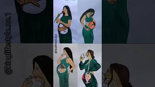 4 Deep meaning video about pregnancy time art animation viralvideo deepmeaning drawing [upl. by Tiffani]