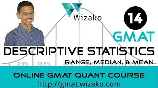 700 level GMAT statistics problem solving question  Range Median Averages [upl. by Aniluap]