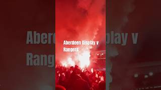 Aberdeen Display v Rangers 🧨 aberdeenfc scottishfootball shorts pyro rangers [upl. by Forrer]