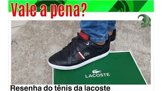 TÊNIS LACOSTE EUROPA como fica no pé❌⚠️ não Compre antes de olhar esse video lacoste [upl. by Atinauq]