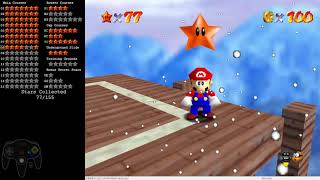 Super Mario 74 Ten Years After v374  Course 8 Absolute Zeroasis Savestateless [upl. by Ynneh]