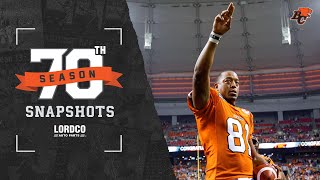 BC Lions 70th Season Snapshots  FRANCHISE RECORD HOLDERS [upl. by Kohsa]