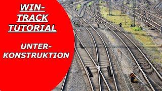 9WinTrack Tutorial Gleisplan Software Modelleisenbahn Unterkonstruktion [upl. by Demetria]