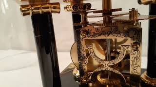 Franklin Mint Royal Geographical Society Millennium Clock winding demo [upl. by Zannini]