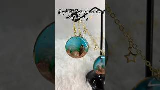 Ocean theme resin jewellery resin ocean trendingshorts viralvideo handmade subscribe [upl. by Herrle]