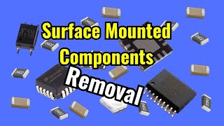 Surface Mounted IC Removal using only a soldering iron 2 [upl. by Gnek641]