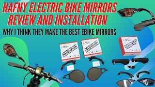 Best Electric Bike Mirror Hafny Review amp Installation Tips on Lectric XP Plus Ebike Tool Tips [upl. by Adnilak]