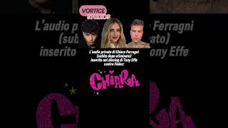 Tony Effe  Chiara l’audio originale nel dissing contro Fedez subito dopo eliminato [upl. by Nollie822]