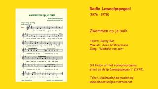 Kinderliedje Zwemmen op je buik zwemmen op je rug  Zwemliedje  Radio Lawaaipapegaai [upl. by Antonetta]