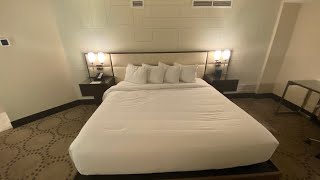 Harrahs Resort Atlantic City Laguna Tower Premium 1 King Corner Room Review [upl. by Genevra]