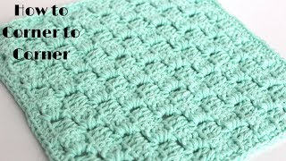 How to Corner to Corner Crochet 101 Series  Easy Crochet Tutorial [upl. by Nilrev773]