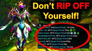 Warframe How to Price Items WITHOUT a Website [upl. by Byrd697]